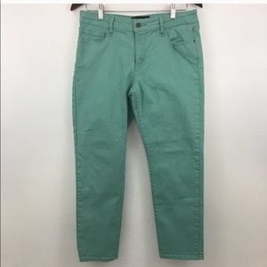 🌈Levi's Green Mid Rise Skinny Jeans